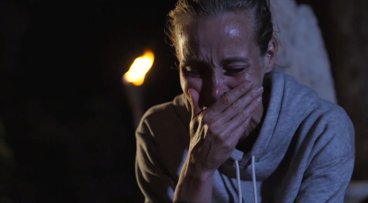 Rita Berger belt in tranen met gezin