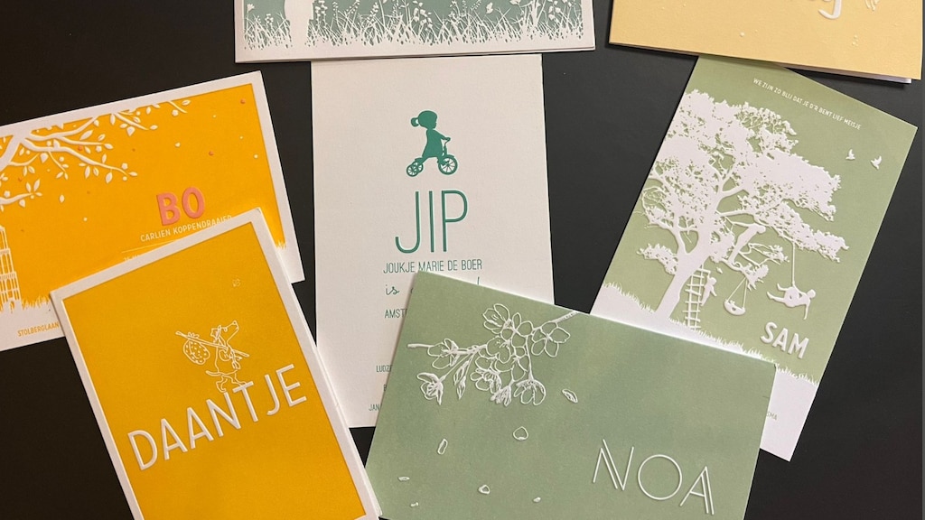 Genderneutrale kindernamen: 'Uniseks geboortekaartje is populairst'