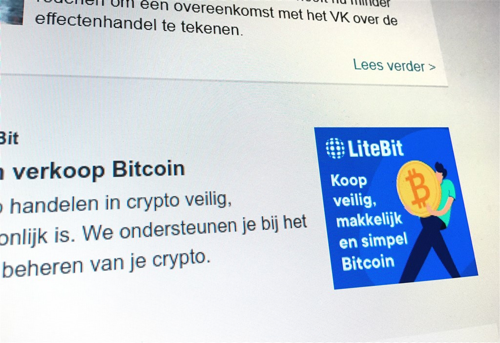 Medewerker cryptobeurs LiteBit stal 150.000 euro van klanten