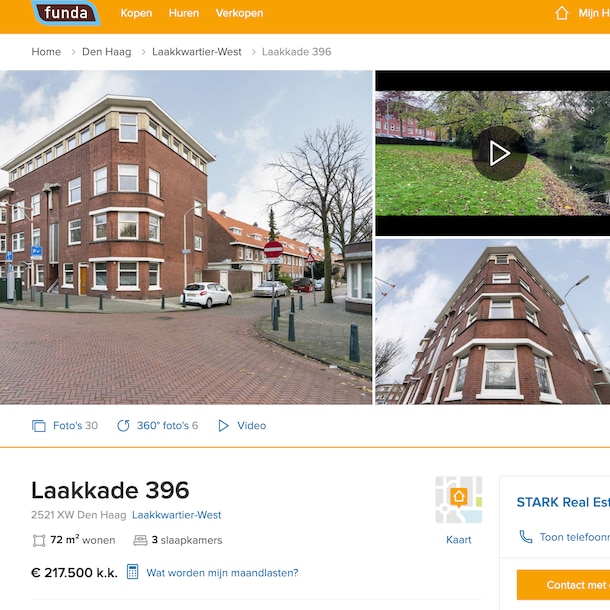 De vraagprijs van dit huis was volgens Walter Living eerder 275.000 euro.