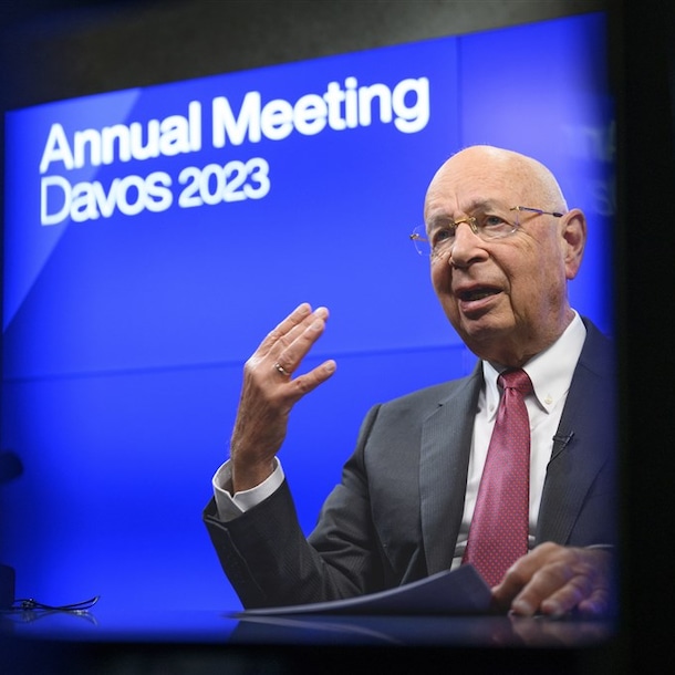 Klaus Schwab, directeur van het World Economic Forum.
