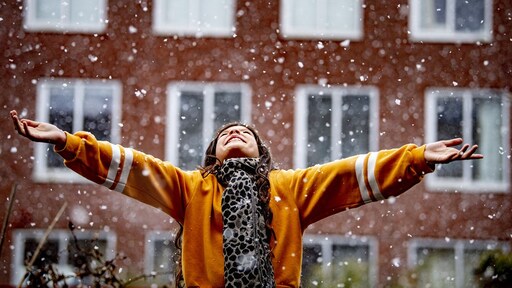 Harde windstoten en winterse buien, code geel van kracht