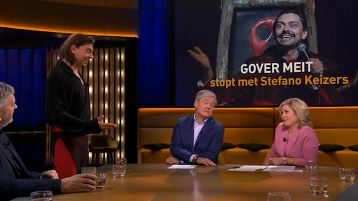 Stefano Keizers ontregelt uitzending Op1: 'Wil je gaan zitten?'