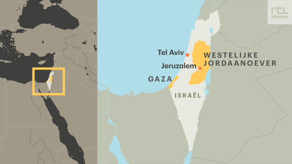 Israël en de Palestijnse gebieden.
