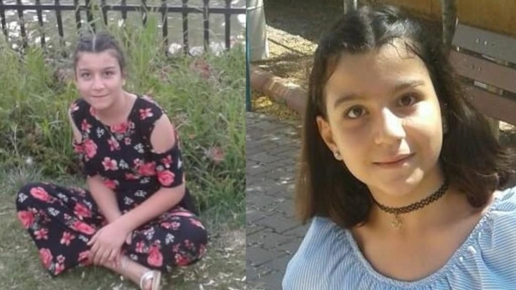 Het omgekomen meisje Irmak.