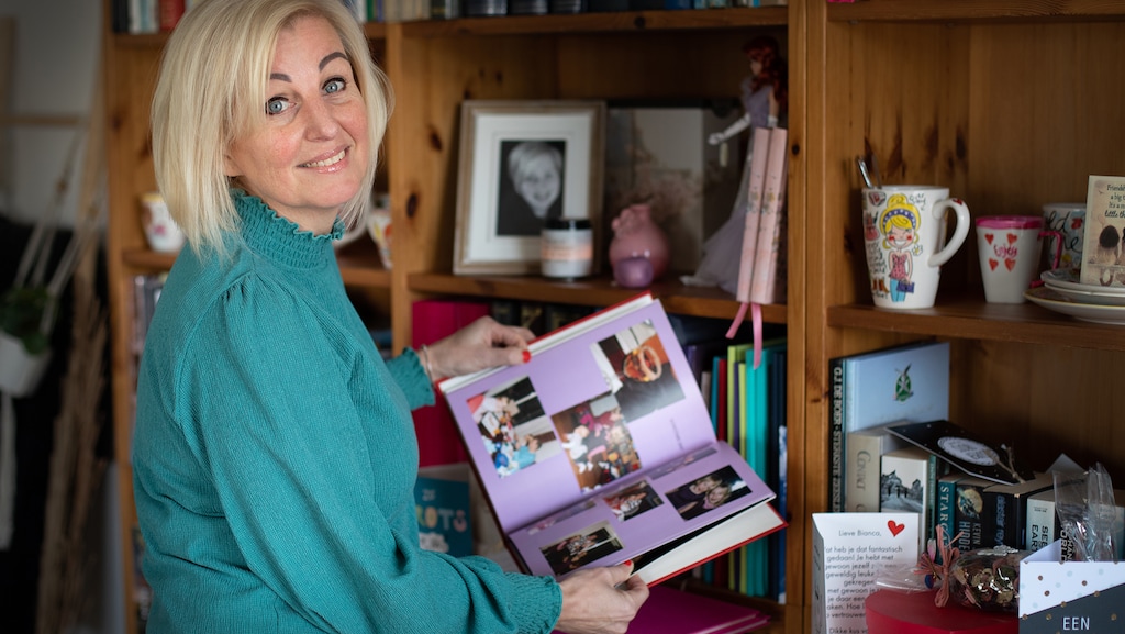 Bianca koestert alle foto's en herinneringen.