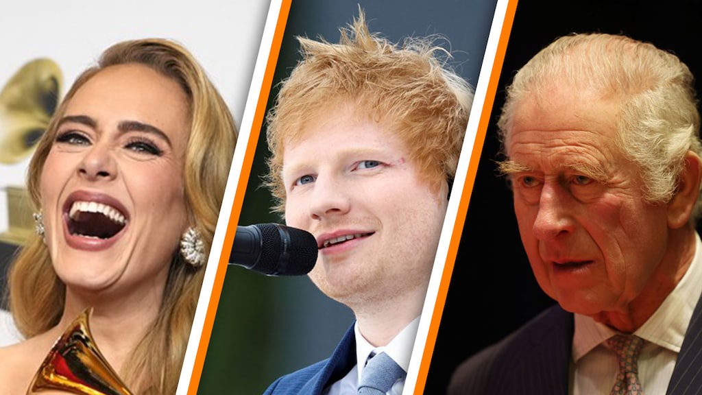 'Adele en Ed Sheeran slaan verzoek van Charles voor kroningsshow af'