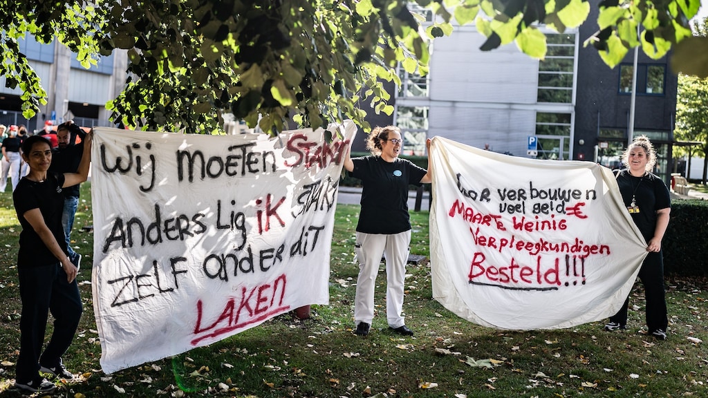 In 2021 gingen medewerkers van het VUmc en het AMC ook al over tot een zondagsdienst voor een verbeterde CAO.