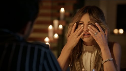 Emoties lopen hoog op in De Bachelorette: 'Je raakt me echt'