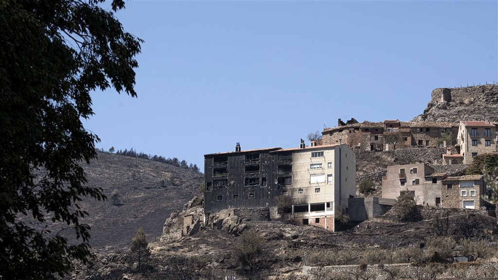 In augustus 2022 bereikte een natuurbrand het dorp Bejís in de regio Valencia.