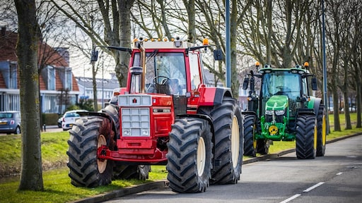 Alleen chauffeur shovel nog vast na protesten in Den Haag