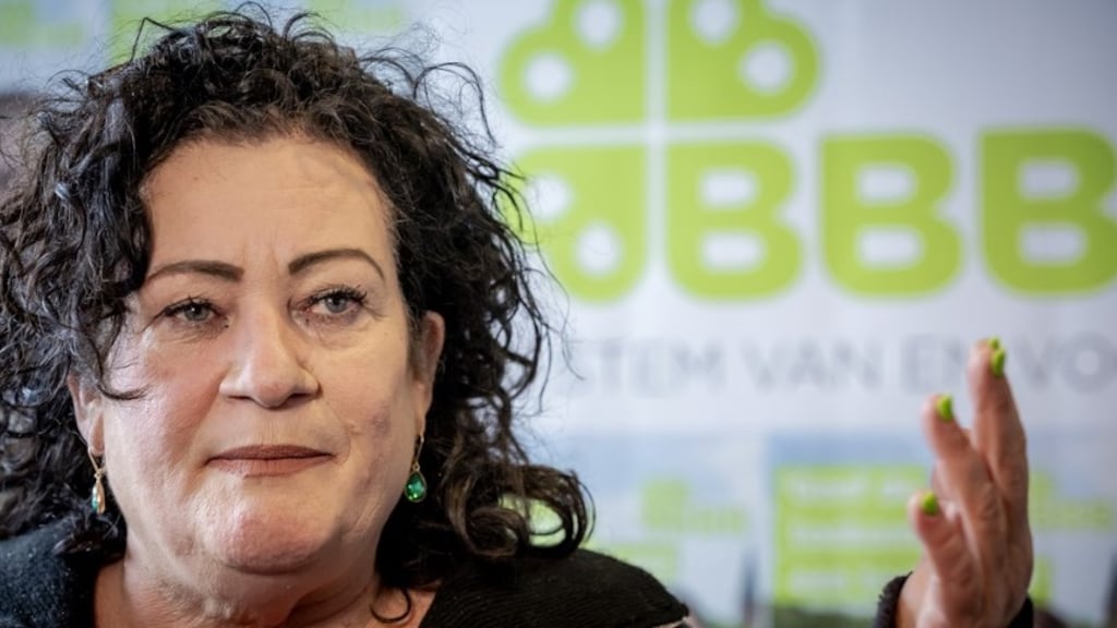 Caroline van der Plas, partijleider van de BBB.