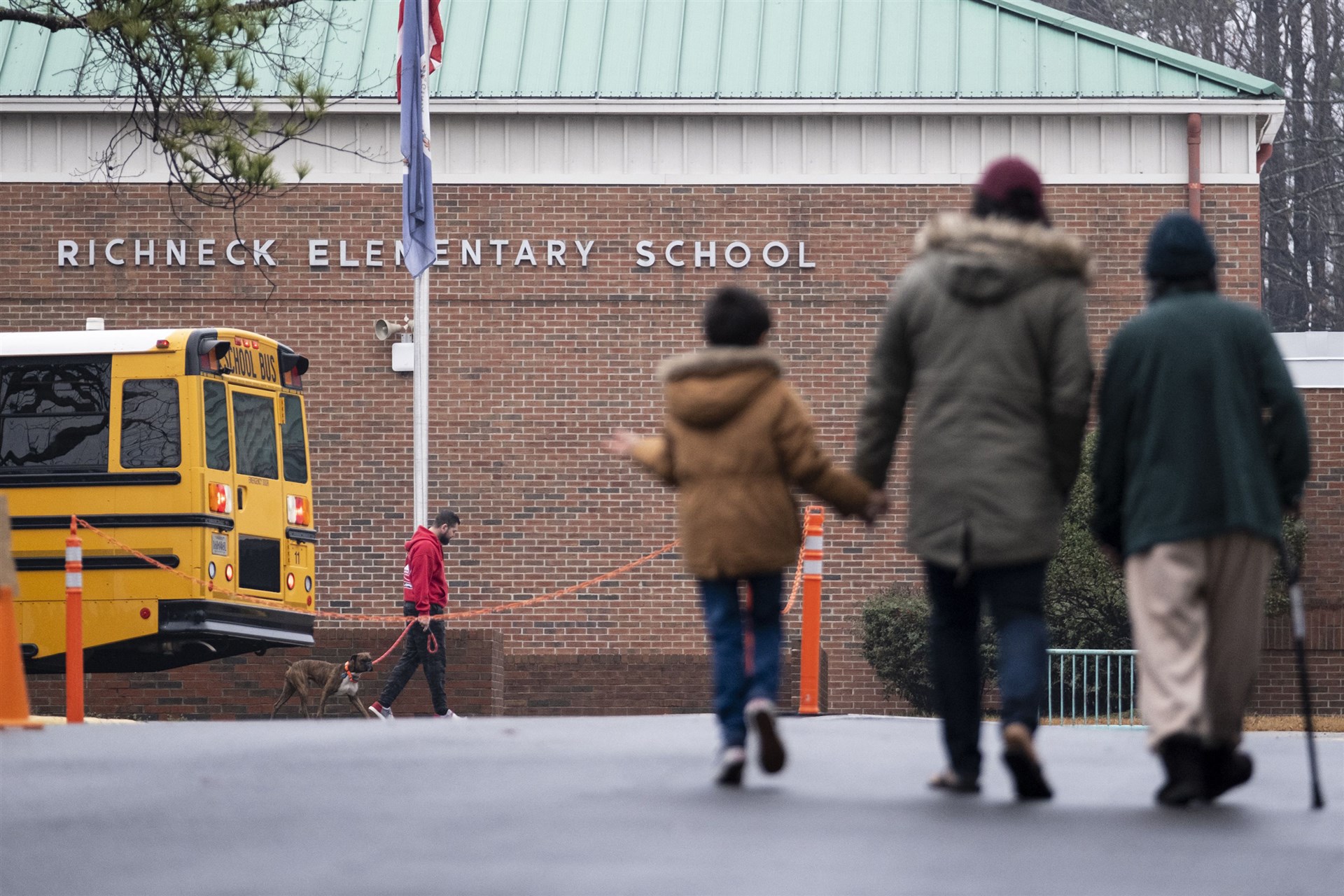 Het incident vond plaats op een school in Newport News in de Amerikaanse staat Virginia. 