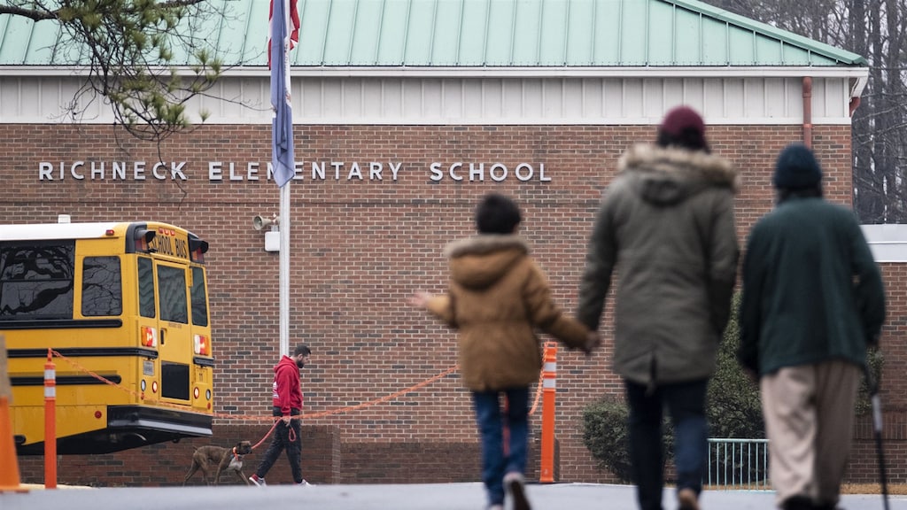 Het incident vond plaats op een school in Newport News in de Amerikaanse staat Virginia.