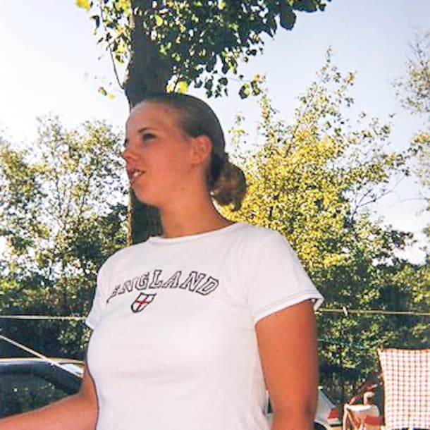 Sonja in de periode rond de verkrachting, ze was toen twintig jaar oud.