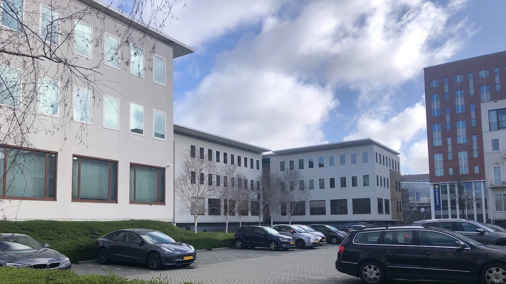 Het kantoor van Bunq vlakbij Amsterdam Sloterdijk.