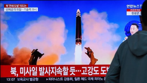 Alarm in Japan om Noord-Koreaanse raket die in zee landt