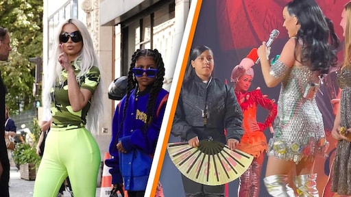 Kim en North zetten de bloemetjes buiten bij Katy Perry-concert
