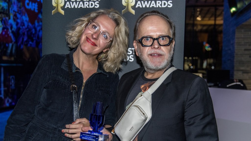 Aaf Brandt Corstius en Marc-Marie Huijbregts uit elkaar