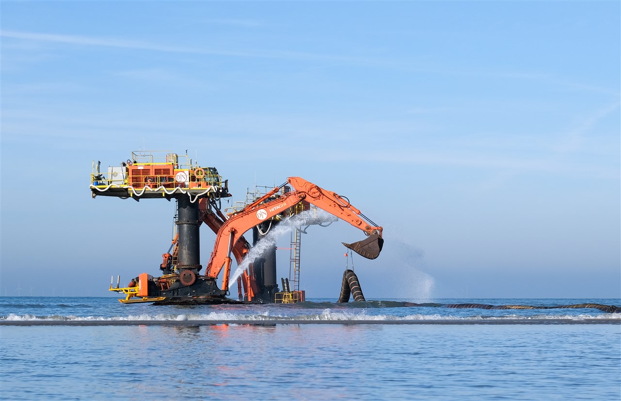 Onderzeese stroomkabel met Engeland voor energievoorziening