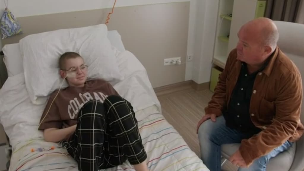 Paul geëmotioneerd door laatste wens Myrthe in Niet Klein Te Krijgen