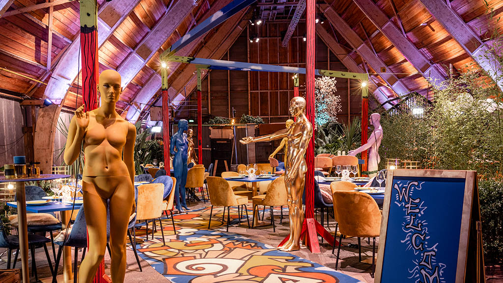 Het terras van Euvgenia Parakhina. 