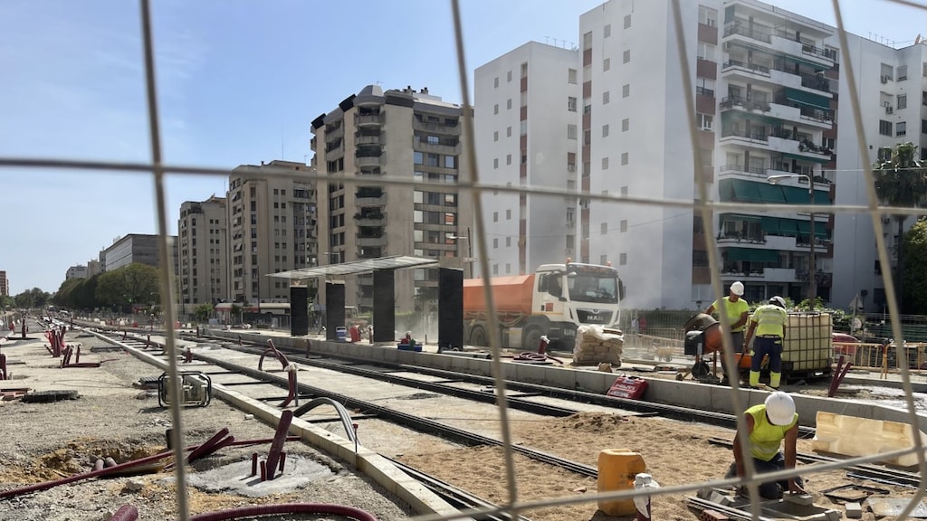 Bijna niemand aan het werk