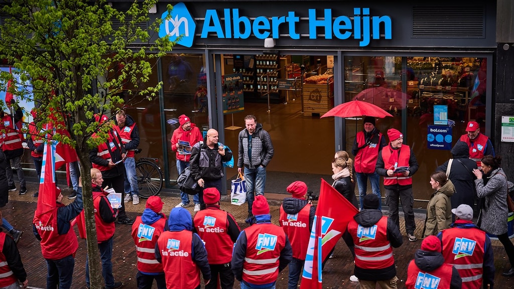 Albert Heijn ontkent intimidatie van stakende medewerkers