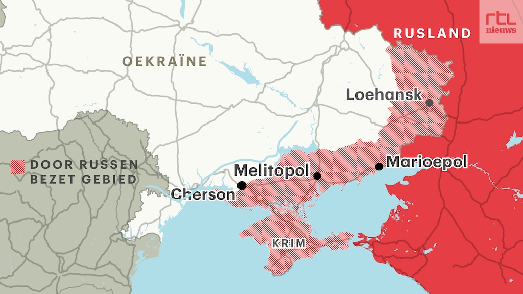 De verhoudingen in Oekraïne op dit moment.