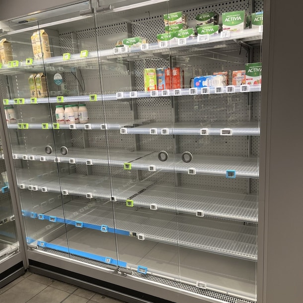 Weinig zuivel in Arnhem.