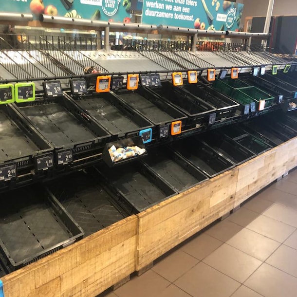 De groenteafdeling in Deventer.