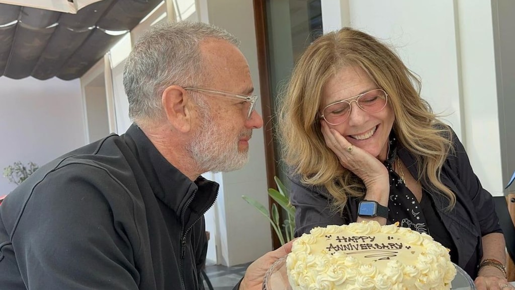 Tom Hanks en Rita Wilson vieren liefdesmijlpaal