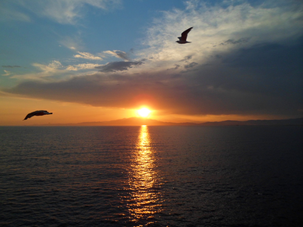 "Samen op vakantie op het Griekse eiland Thasos, in 2012."