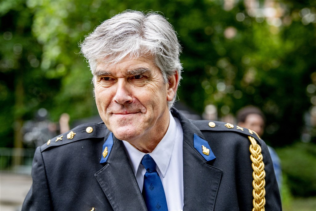 Frank Paauw, bij de politie portefeuillehouder conflict en crisisbeheersing.