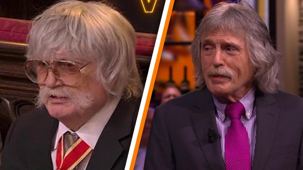 Johan Derksen lacht om lookalike bij kroning Charles: 'Altijd gekken die mij nadoen'