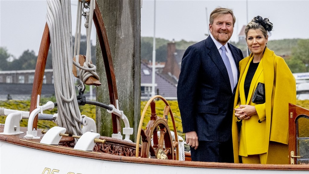 Willem-Alexander en Máxima brengen nacht door op boot van Beatrix