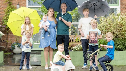 Gerdine Blom uit Een huis vol bevallen van negende kind: 'Kostbaar geschenk'