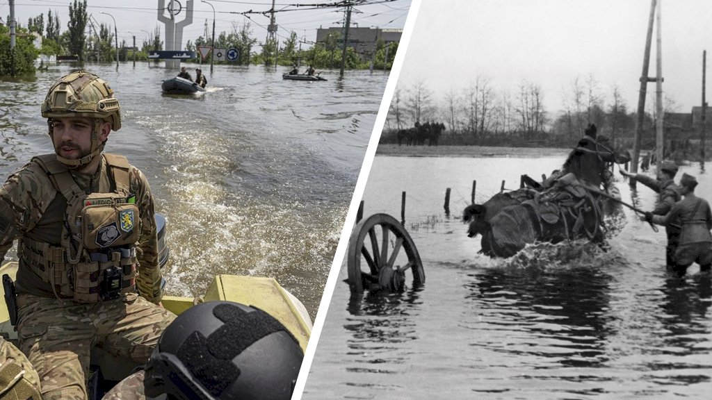 Water als wapen: 'Uitermate geschikt om vijand tegen te houden'