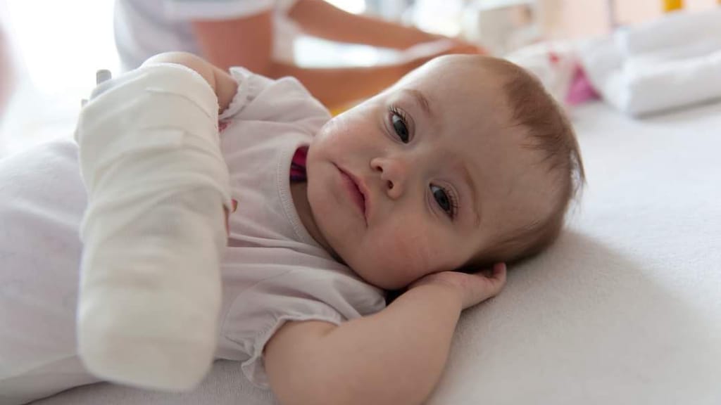 Britt werd nog geen jaar oud.