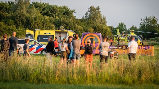 Ongeluk met heteluchtballon Houten: 'Gegil, gekrijs en toen was het stil'