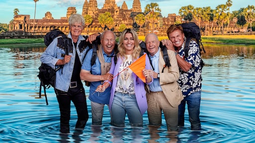 Estavana en 'haar' Beter Laat Dan Nooit-mannen op weg naar Azië