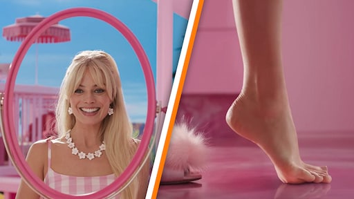 Ja, die veelbesproken voet in de Barbie-trailer is écht van Margot Robbie