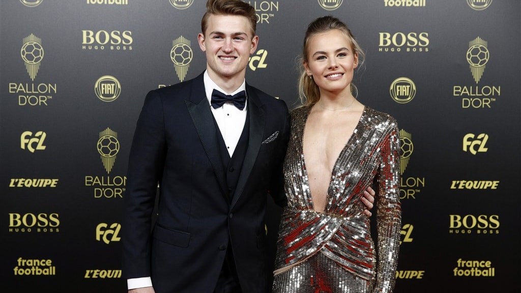 Matthijs de Ligt en Annekee Molenaar in het huwelijksbootje gestapt