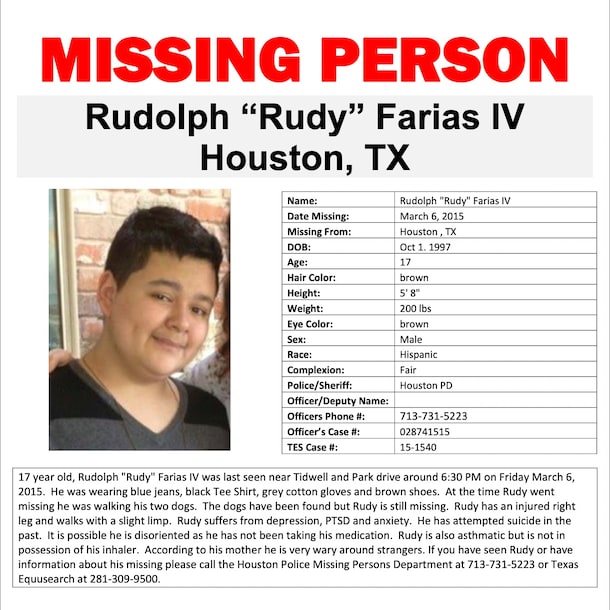 De poster waarmee in 2015 aandacht werd gevraagd voor de vermissingszaak.