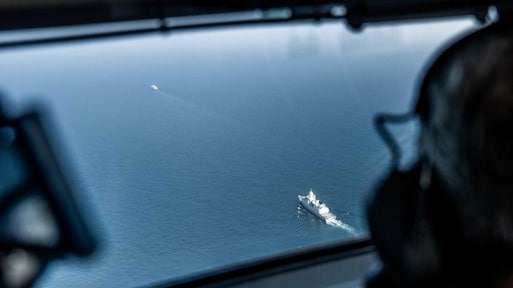 Marine escorteert week lang Russisch onderzoeksschip op Noordzee