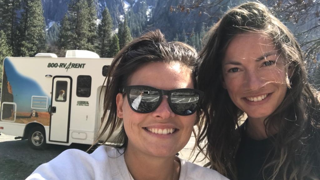 "We hebben veel gereisd samen, dit was tijdens een roadtrip door de USA."