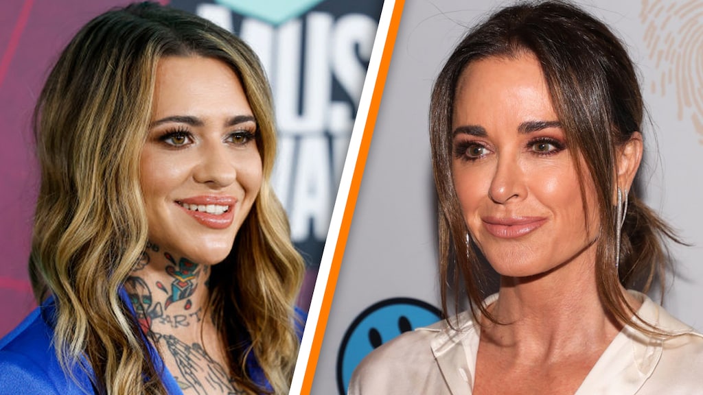 Real Housewife Kyle Richards voedt geruchten over affaire met broeierige videoclip