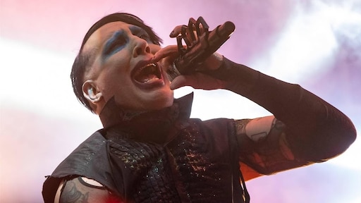 Marilyn Manson voor rechter wegens met snot besmeuren van vrouw