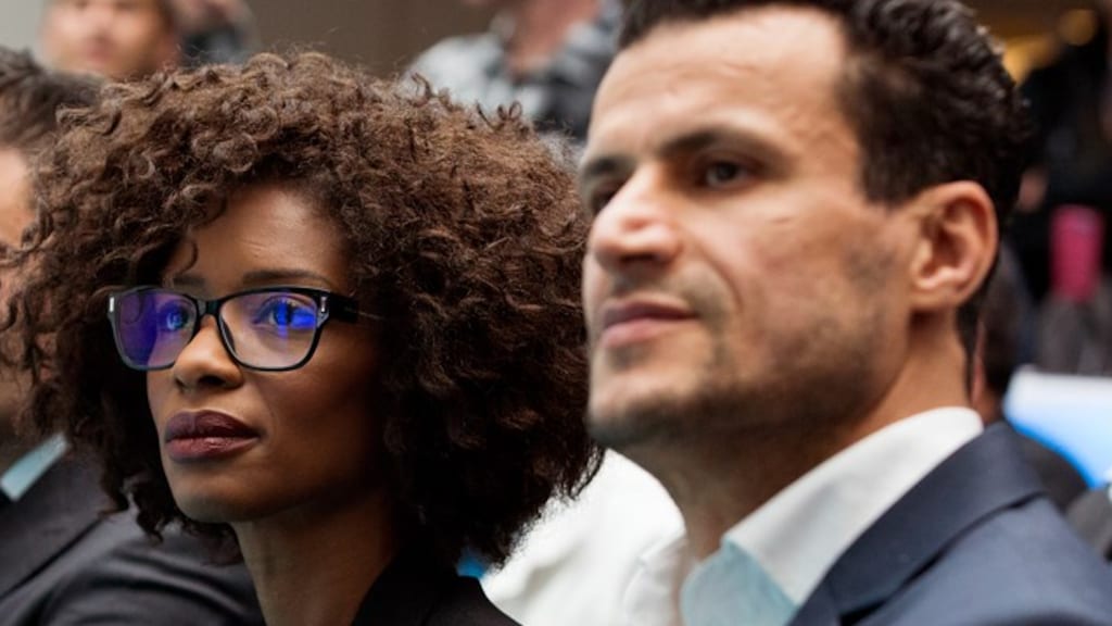 Simons en DENK-leider Azarkan.