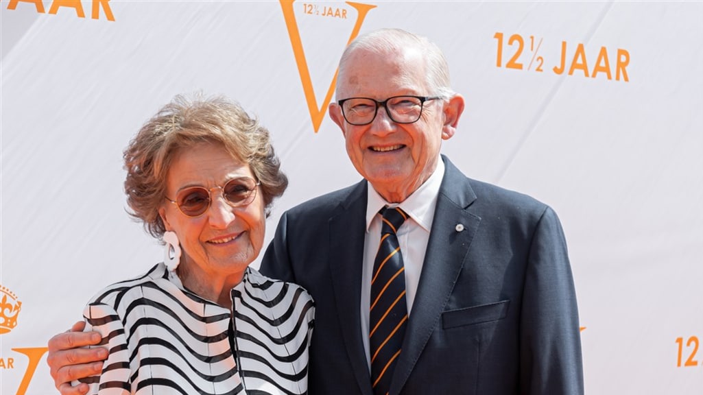 Prinses Margriet herstellende van acute rughernia